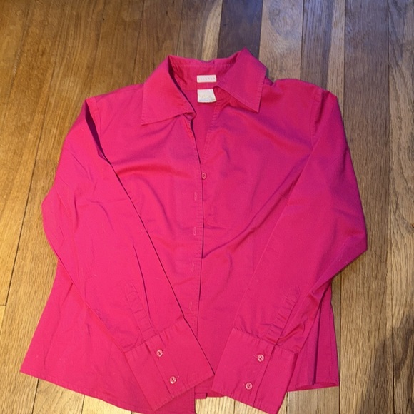 Lot-Women’s Ann Taylor silk blouse, lavender, fuchsia, white.30% off all bundles - Picture 14 of 15